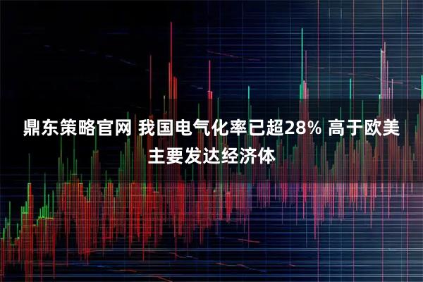 鼎东策略官网 我国电气化率已超28% 高于欧美主要发达经济体