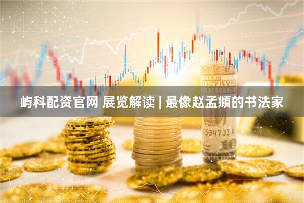 屿科配资官网 展览解读 | 最像赵孟頫的书法家